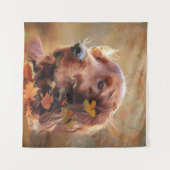 Irish Setter Wandteppich (Vorderseite (Horizontal))