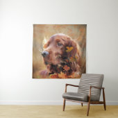 Irish Setter Wandteppich (Beispiel)