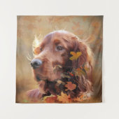 Irish Setter Wandteppich (Vorderseite)