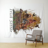 Irish Setter Wandteppich (Beispiel (Horizontal))