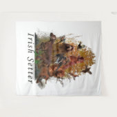 Irish Setter Wandteppich (Vorderseite (Horizontal))