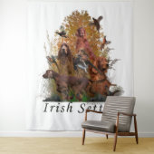 Irish Setter Wandteppich (Beispiel)
