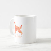 Irish Setter Watercolor Design Kaffeetasse (Vorderseite Links)