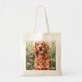 Irish Setter Watercolor Tote Bag Tragetasche