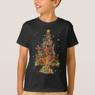 Irish Setter Weihnachtsbaum Funny Dog Lover Xmas P T-Shirt