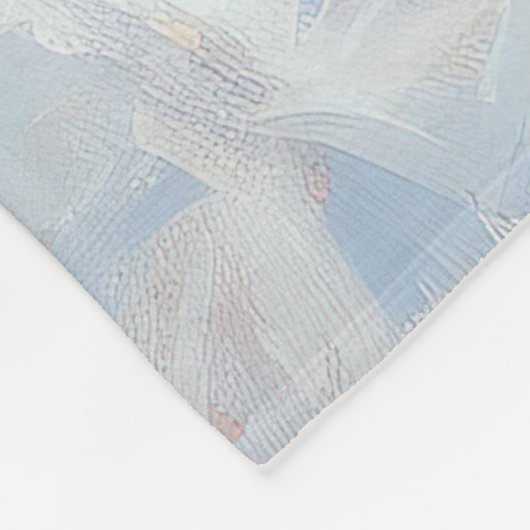 Irish Setter Weihnachtsfeiertag Fleecedecke (Ecke)