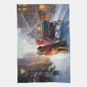 Irish Setter Weihnachtsfeiertag Geschirrtuch (Vertikal)