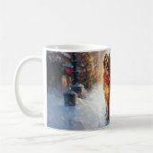 Irish Setter Weihnachtsfeiertag Kaffeetasse (Links)