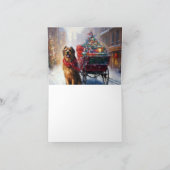 Irish Setter Weihnachtsfeiertag Karte (Innenseite)