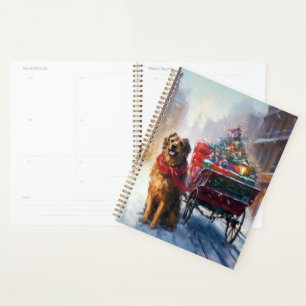 Irish Setter Weihnachtsfeiertag Planer