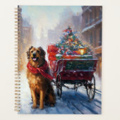 Irish Setter Weihnachtsfeiertag Planer (Vorderseite)