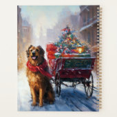 Irish Setter Weihnachtsfeiertag Planer (Rückseite)