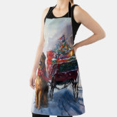 Irish Setter Weihnachtsfeiertag Schürze (InSitu)