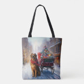Irish Setter Weihnachtsfeiertag Tasche (Rückseite)