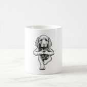 Irish Setter Yoga Dog Welpe Hunde Tree Pose A Kaffeetasse (Mittel)