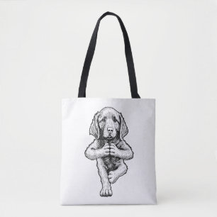Irish Setter Yoga Dog Welpe Hunde Tree Pose A Tasche