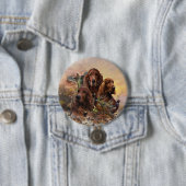 Irish Setters with Pheasants - Passion Hunt Button (Beispiel)