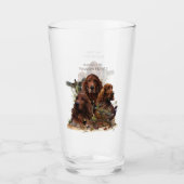 Irish Setters with Pheasants - Passion Hunt Glas (Vorderseite)