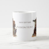 Irish Setters with Pheasants - Passion Hunt Jumbo-Tasse (Vorderseite)