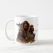 Irish Setters with Pheasants - Passion Hunt Kaffeetasse (Links)