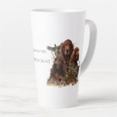 Irish Setters with Pheasants - Passion Hunt Milchtasse (Rechte Ecke)