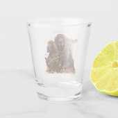 Irish Setters with Pheasants - Passion Hunt Schnapsglas (Rückseite)
