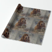 Irish Setters with Woodcock - Passionsjagd Geschenkpapier (Ungerollt)