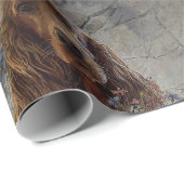 Irish Setters with Woodcock - Passionsjagd Geschenkpapier (Rolleneckpunkt)