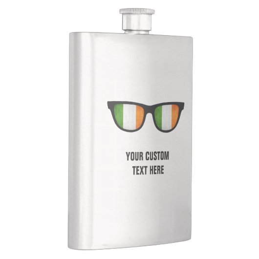 Irish Shades Custom Flask Flachmann (Rechts)