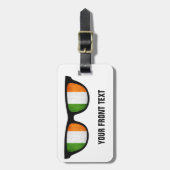 Irish Shades Zollmarke für Gepäck Gepäckanhänger (Vorderseite vertikal)