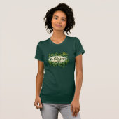 Irish Shamrock Celebration Design T-Shirt (Vorne ganz)