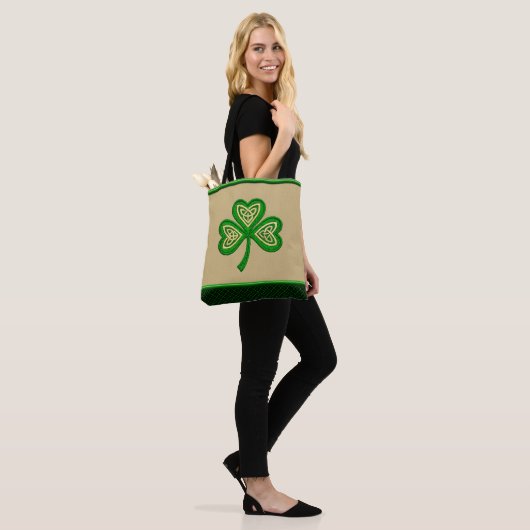Irish Shamrock Celtic Knots St Patrick Tasche (Am Model)