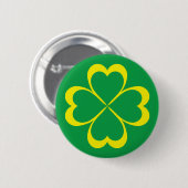 Irish shamrock cross for Saint Patrick’s Day Button (Vorne & Hinten)
