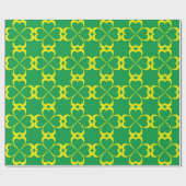 Irish shamrock cross for Saint Patrick’s Day Geschenkpapier (Flach)