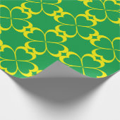 Irish shamrock cross for Saint Patrick’s Day Geschenkpapier (Ecke)