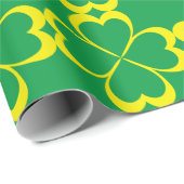 Irish shamrock cross for Saint Patrick’s Day Geschenkpapier (Rolleneckpunkt)