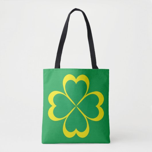Irish shamrock cross for Saint Patrick’s Day Tasche (Vorderseite)