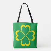 Irish shamrock cross for Saint Patrick’s Day Tasche (Rückseite)