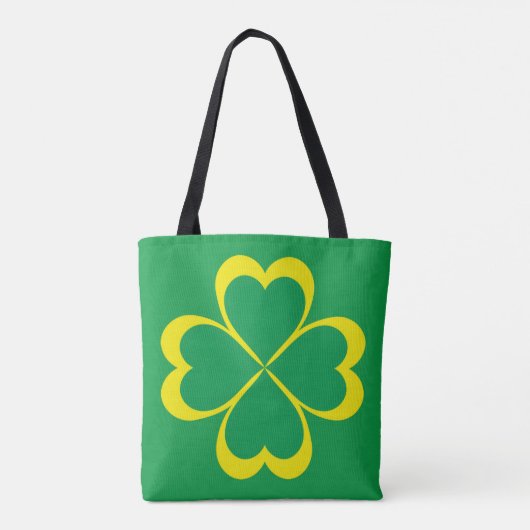 Irish shamrock cross for Saint Patrick’s Day Tasche (Rückseite)