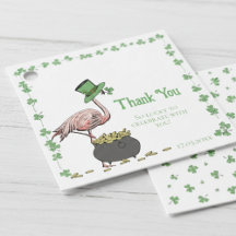 Irish Shamrock Flamingo Danke