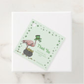 Irish Shamrock Flamingo Thank You Geschenkanhänger (Beispiel)