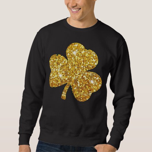 Irish Shamrock  Green C St Patrick s Day Sweatshirt (Vorderseite)