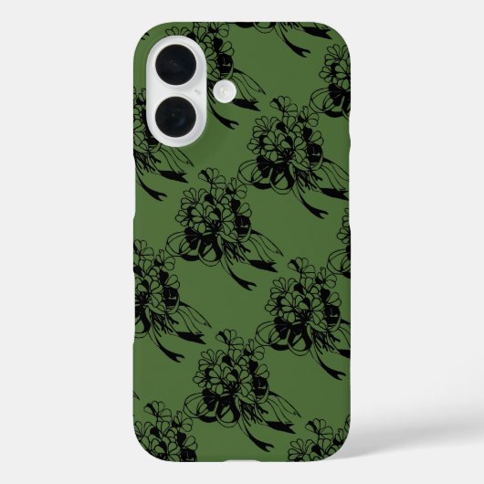 Irish Shamrock Grün St. Patrick's Day Case-Mate iPhone Hülle (Rückseite)