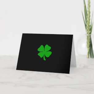 Irish Shamrock Karte