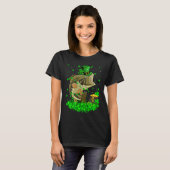 Irish Shamrock Leprechaun Bass Fish St Patrick's D T-Shirt (Vorne ganz)