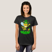 Irish Shamrock Leprechaun Bee St Patrick's Day 1 T-Shirt (Vorne ganz)