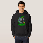 Irish Shamrock Leprechaun Catfish St Patrick's Day Hoodie (Vorne ganz)