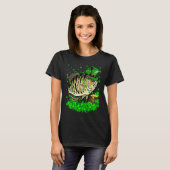 Irish Shamrock Leprechaun Crappie Fish St Patrick' T-Shirt (Vorne ganz)