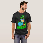 Irish Shamrock Leprechaun Dodo Bird St Patrick's D T-Shirt (Vorne ganz)
