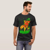 Irish Shamrock Leprechaun Goldfish St Patrick's Da T-Shirt (Vorne ganz)